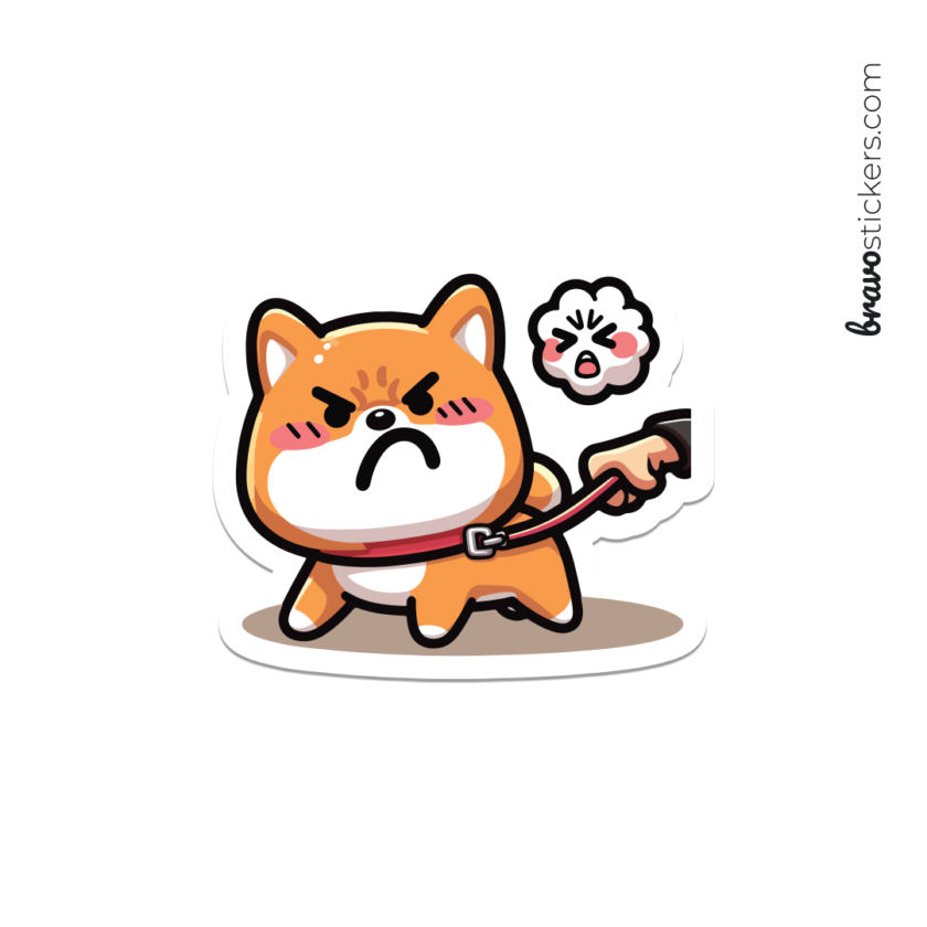 Corgie se enoja
