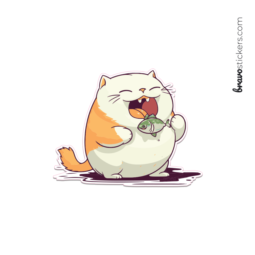 Gato comelón