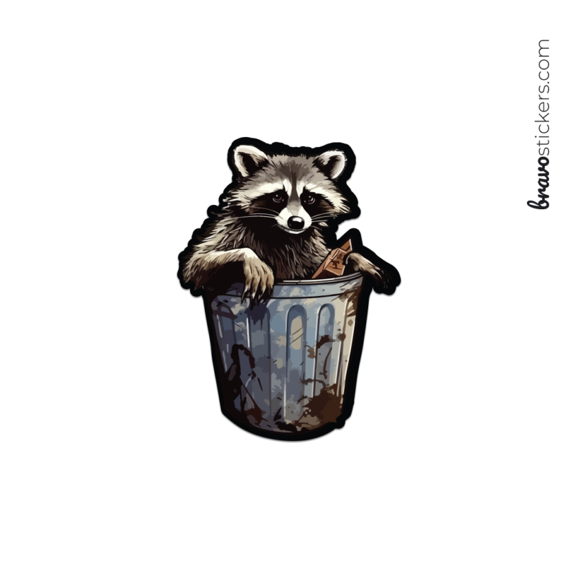 Mapache y la basura