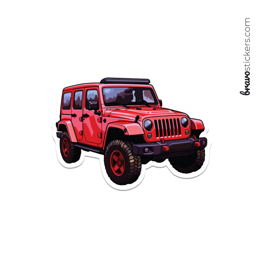 Jeep rojo