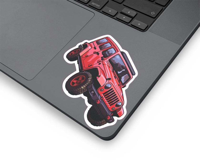 Jeep rojo - Imagen 3