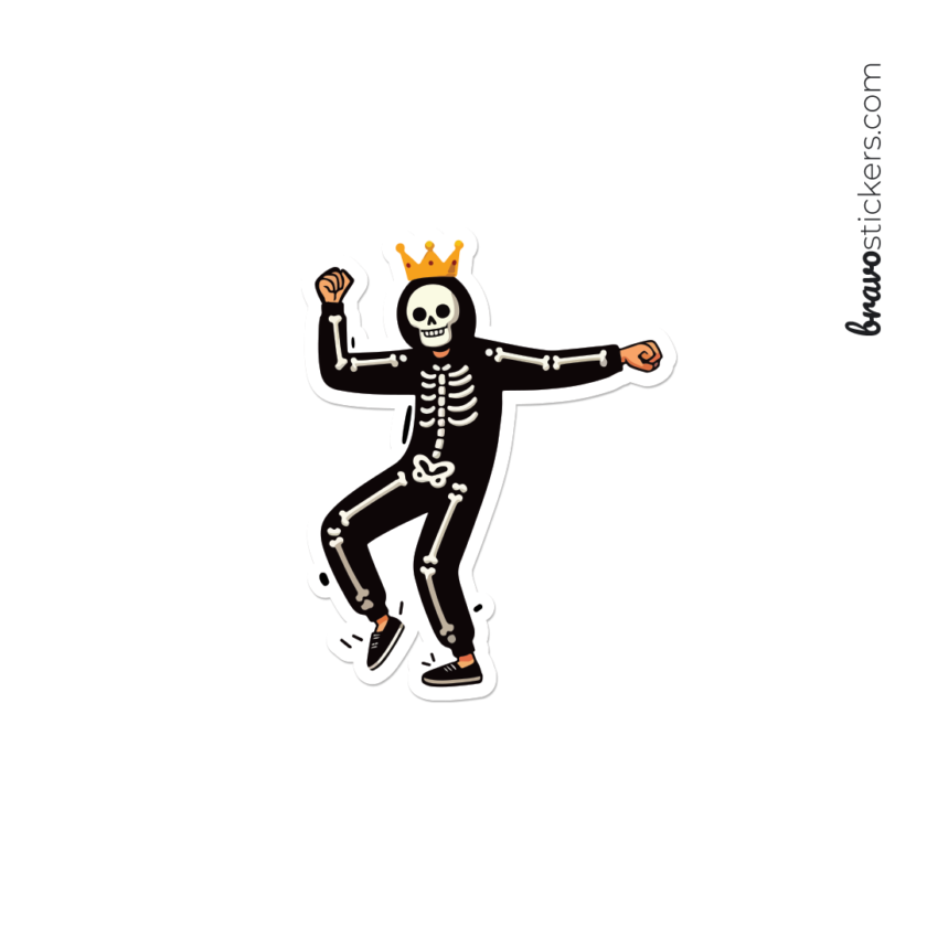 calavera-negra-bailamdo-sticker