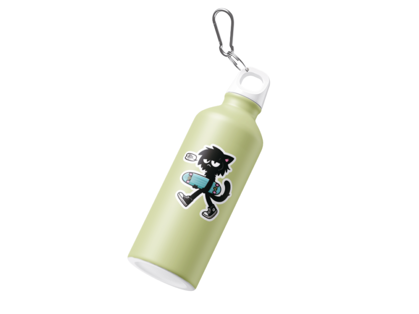 Gato negro skateboard - Imagen 3