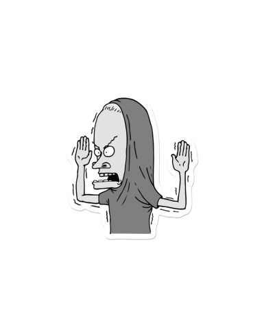 cornholio-sticker